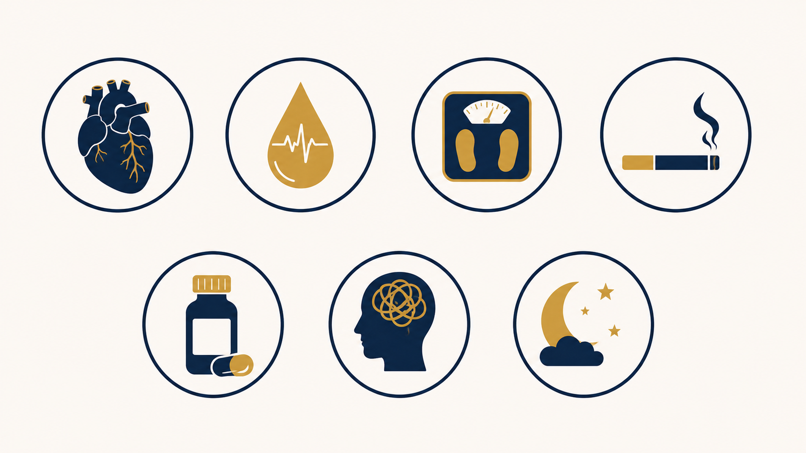 Infographic of common causes of male performance decline