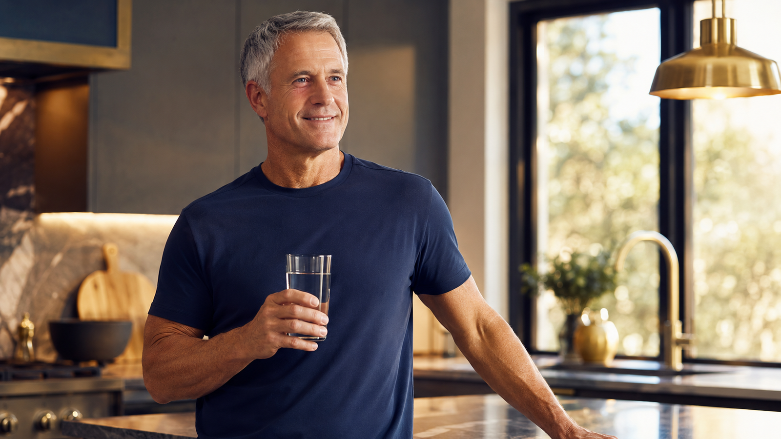 Active healthy man over 50 considering prostate support supplements