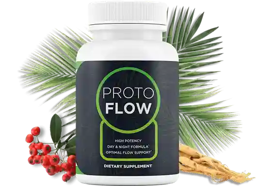 Protoflow prostate and vitality supplement bottle