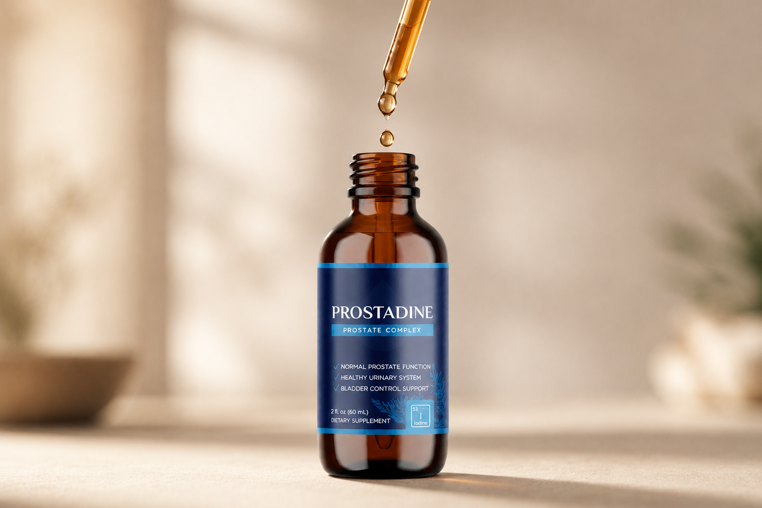 Prostadine liquid dropper delivery for daily prostate support