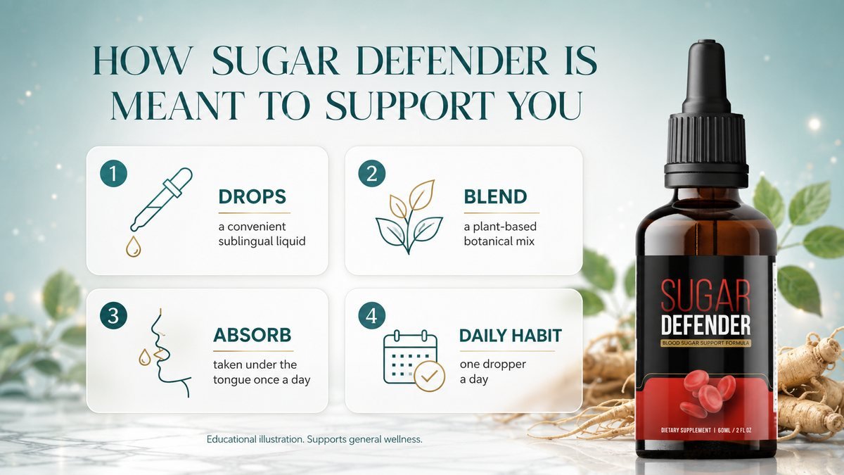 How Sugar Defender liquid drops are meant to support blood sugar