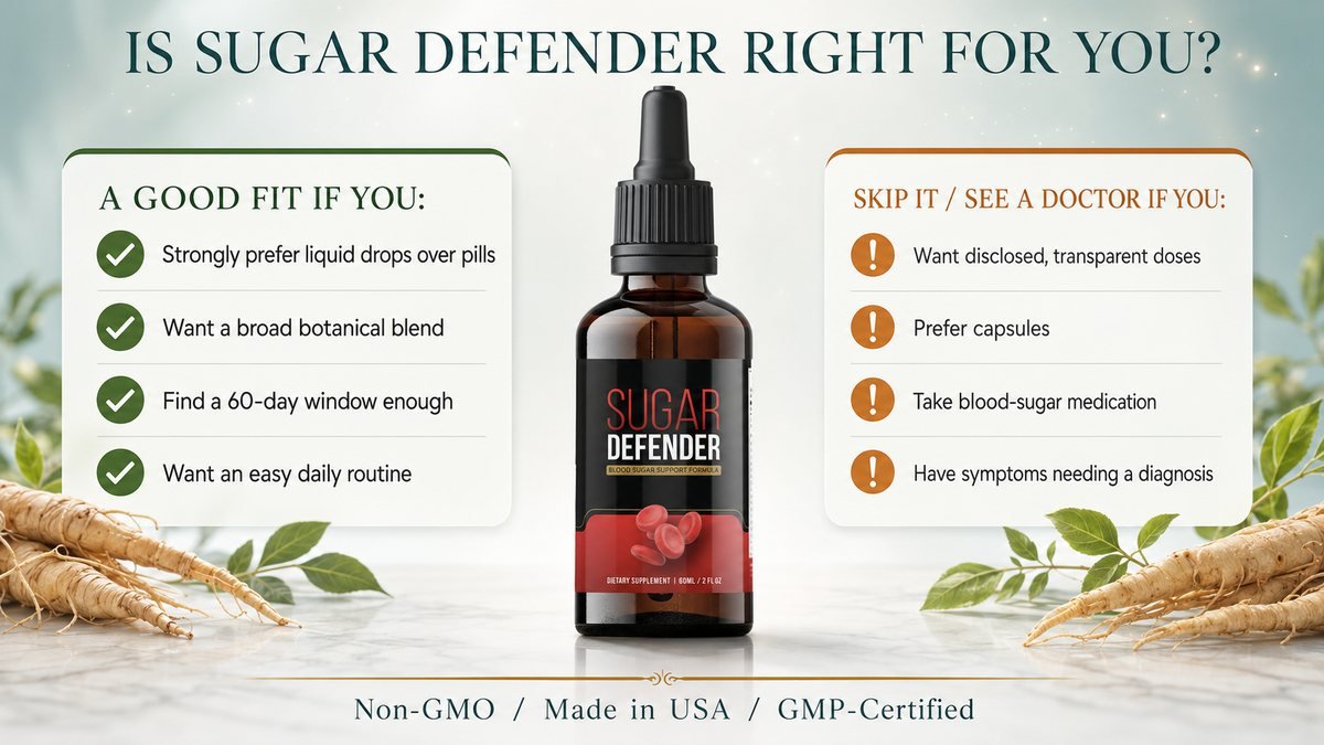 Who Sugar Defender is for and who should skip it